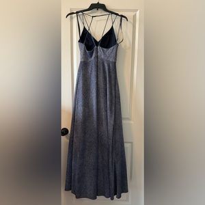 Sequin Hearts, prom dress, size 5, dark blue/grey with glitter